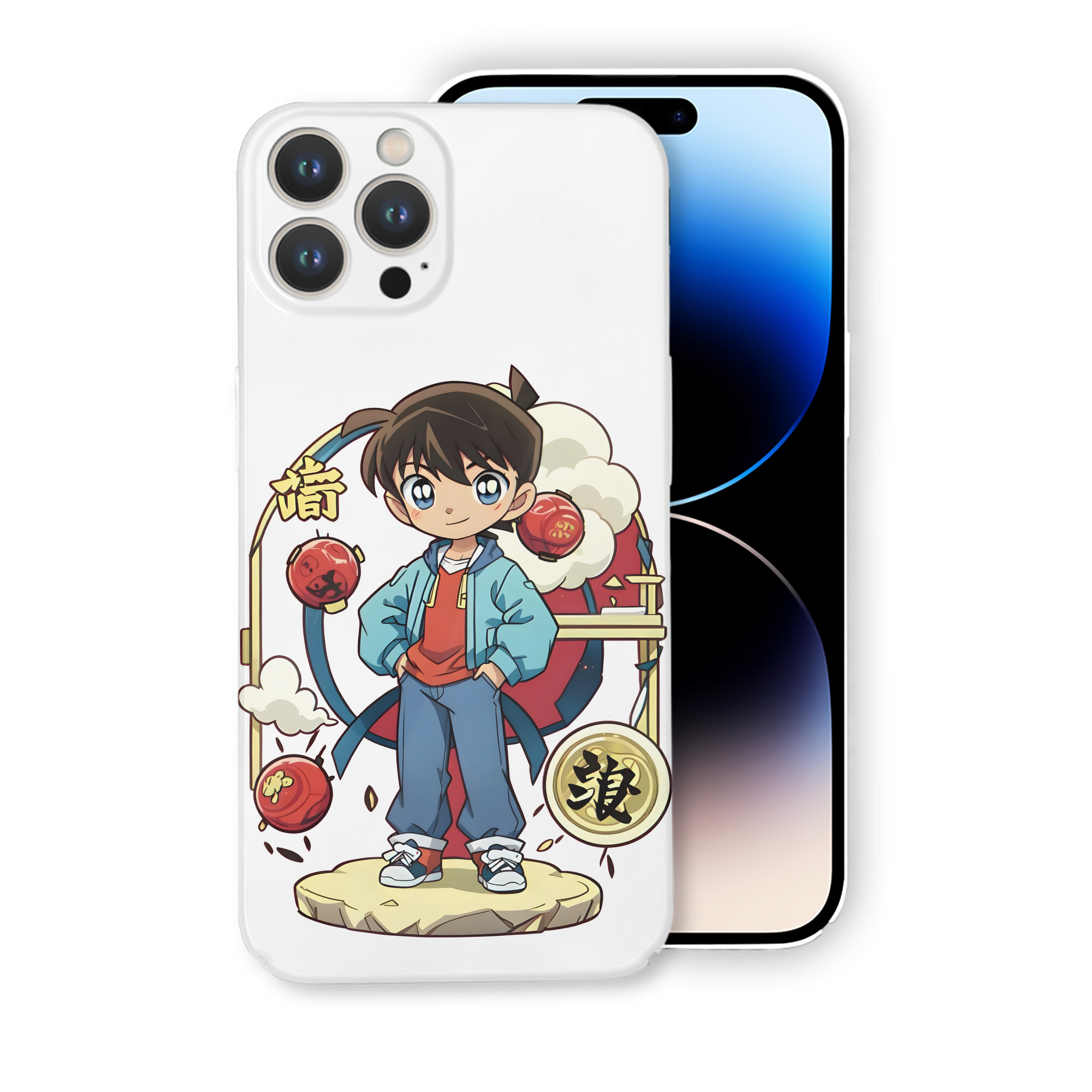 （画像用） 名探偵コナン 江戸川 コナン Detective Conan Conan Edogawa 【iPhone 14シリーズ対応】ハードケース